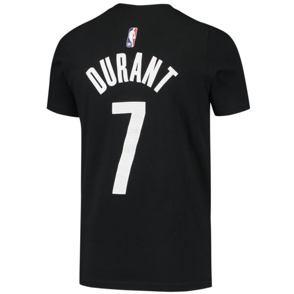 Youth Nike Kevin Durant Black Brooklyn Nets Logo Name & Number Performance T-Shirt - Image 7