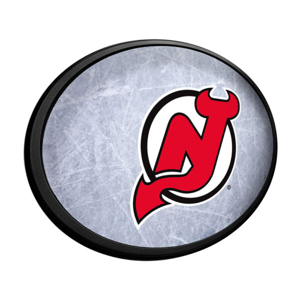 New Jersey Devils 18'' x 14'' Team Slimline Illuminated Wall Sign - Image 8
