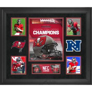 Tampa Bay Buccaneers Framed 20" x 24" 2020 NFC Champions Collage