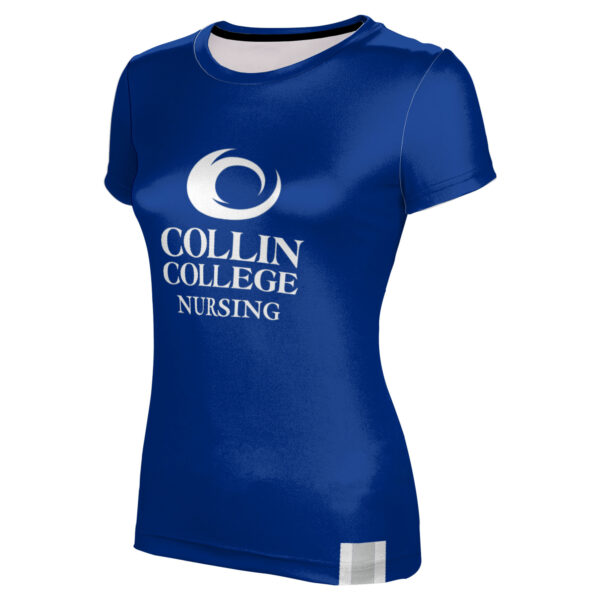 Women's Blue Collin Cougars Nursing T-Shirt - Image 6