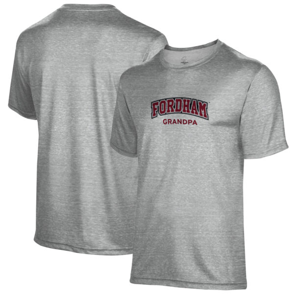 Men's Gray Fordham Rams Grandpa Name Drop T-Shirt