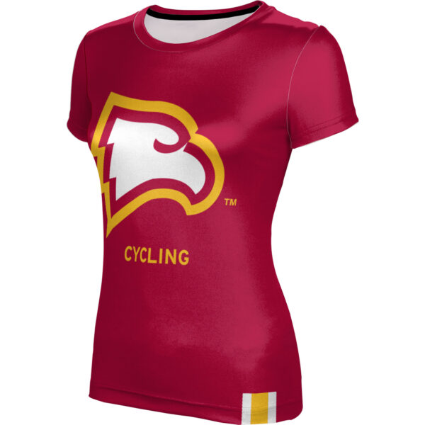 Women's Red Winthrop Eagles Cycling T-Shirt - Image 6