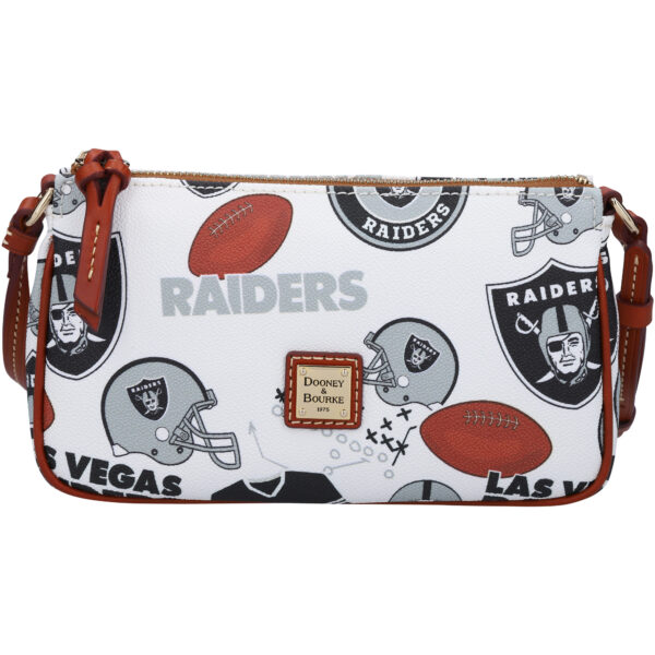 Women's Dooney & Bourke Las Vegas Raiders Gameday Lexi Crossbody with Small Coin Case - Image 7
