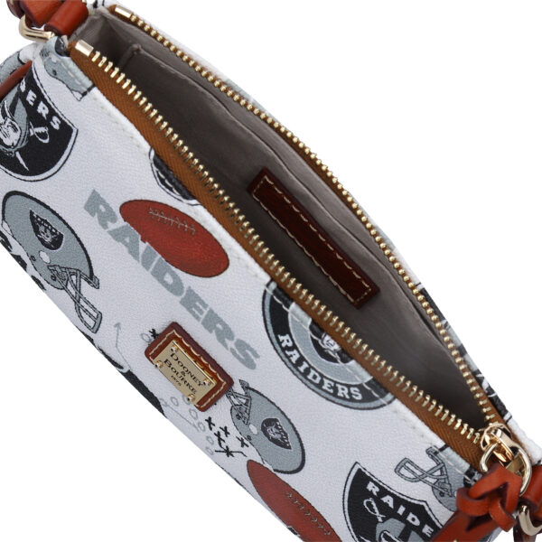 Women's Dooney & Bourke Las Vegas Raiders Gameday Lexi Crossbody with Small Coin Case - Image 8
