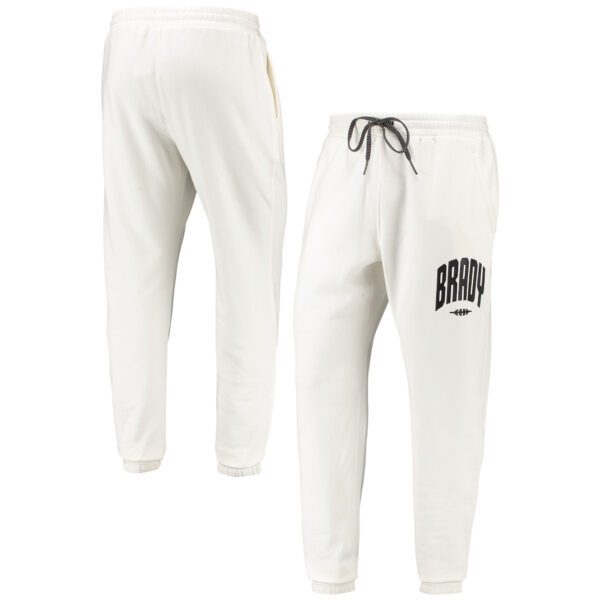 Men's BRADY White Varsity Fleece Pants