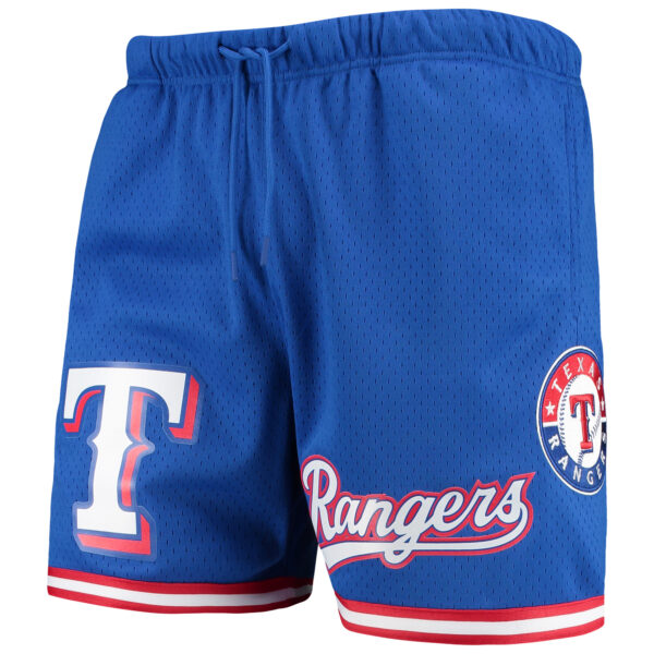 Men's Pro Standard Royal Texas Rangers Logo Mesh Shorts - Image 7