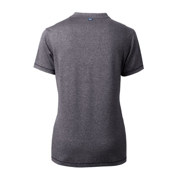 Women's Cutter & Buck Heather Charcoal Pittsburgh Steelers Forge Stretch Blade Polo - Image 7
