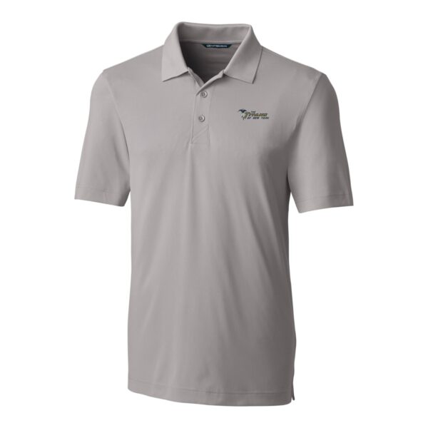 Men's Cutter & Buck Gray New York Jets Throwback Logo Big & Tall Forge Stretch Polo - Image 3