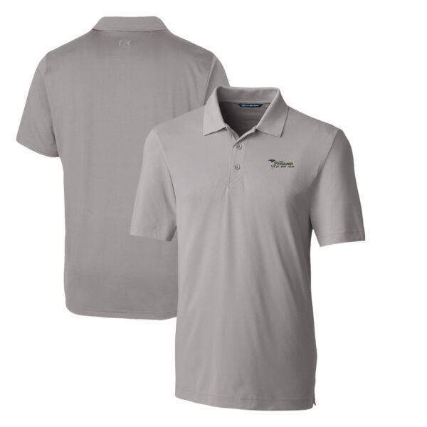 Men's Cutter & Buck Gray New York Jets Throwback Logo Big & Tall Forge Stretch Polo