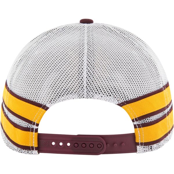 Men's '47 Maroon Arizona State Sun Devils Straight Eight Adjustable Trucker Hat - Image 8