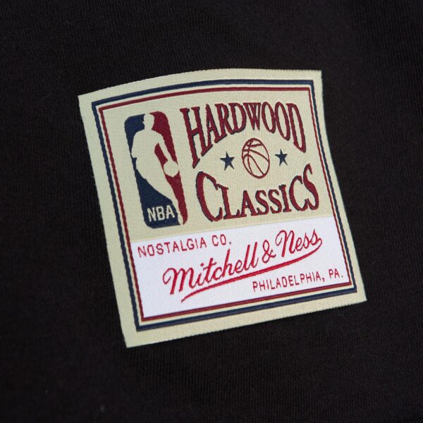Men's Mitchell & Ness Dominique Wilkins Black Atlanta Hawks Hardwood Classics Caricature T-Shirt - Image 11