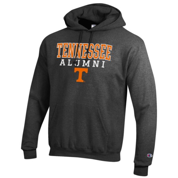 Men's Champion  Charcoal Tennessee Volunteers Alumni Logo Stack Pullover Hoodie - Image 5
