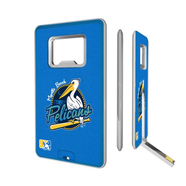 Keyscaper  Myrtle Beach Pelicans Credit Card USB Drive & Bottle Opener