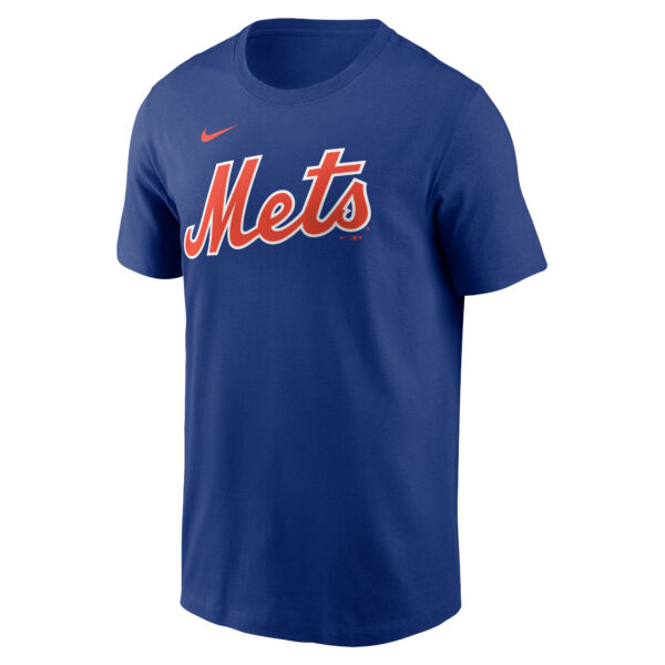 Men's Nike Pete Alonso Royal New York Mets Fuse Name & Number T-Shirt - Image 6