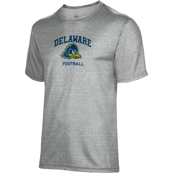 Youth ProSphere  Gray Delaware Fightin' Blue Hens Football Logo T-Shirt - Image 6