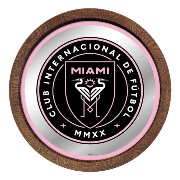 Inter Miami CF 20.25'' Barrel Top Framed Mirror Sign