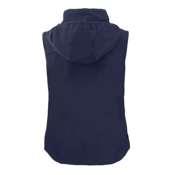 Women's Cutter & Buck  Navy Philadelphia Phillies Charter Eco Recycled Full-Zip Vest - Image 10