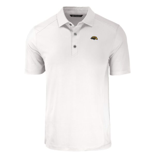 Men's Cutter & Buck White Southern Miss Golden Eagles Big & Tall Forge Eco Stretch Recycled Polo - Image 6