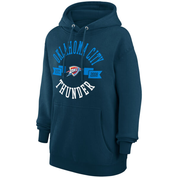 Women's G-III 4Her by Carl Banks  Navy Oklahoma City Thunder City Pullover Hoodie - Image 3