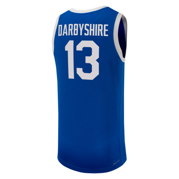 Men's Nike Grant Darbyshire Royal Kentucky Wildcats NIL Basketball Replica Player Jersey - Image 10