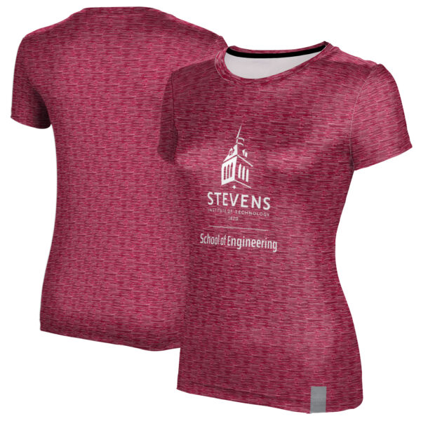 Women's ProSphere  Red Stevens Institute of Technology Ducks School of Engineering Performance T-Shirt - Image 2