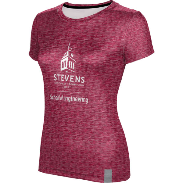 Women's ProSphere  Red Stevens Institute of Technology Ducks School of Engineering Performance T-Shirt - Image 6