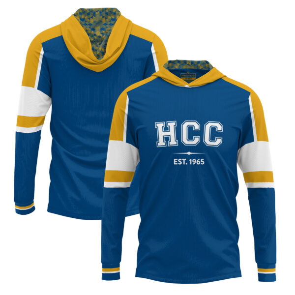 Men's ProSphere  Blue Hopkinsville Community College Long Sleeve Hoodie T-Shirt