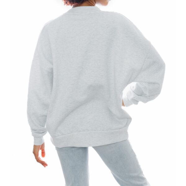 Women's Gameday Couture Gray Texas Longhorns Basketball Premium Fleece Drop Pullover Sweatshirt - Image 5