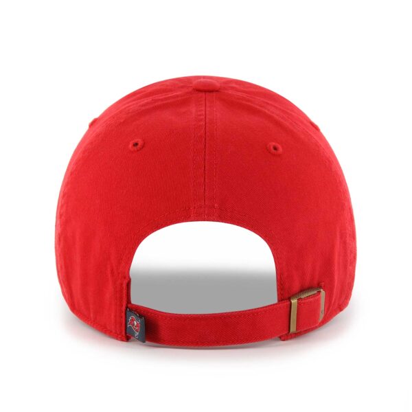 Men's '47 Red Tampa Bay Buccaneers Pride Clean Up Adjustable Hat - Image 5