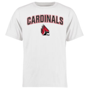 Men's White Ball State Cardinals Proud Mascot T-Shirt