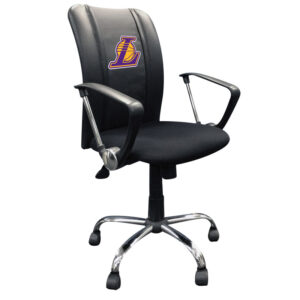 DreamSeat Los Angeles Lakers Secondary Logo Curve Office Chair