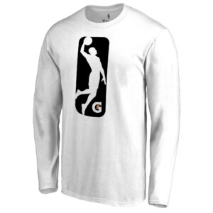Men's White NBA G League Primary Logo Long Sleeve T-Shirt