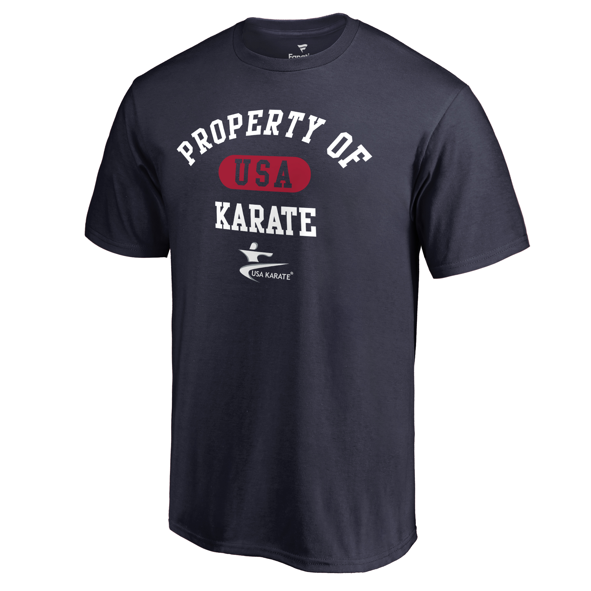 Men's Navy USA Karate Property Of T-Shirt