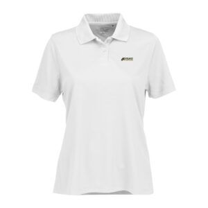 Women's White Florida A&M Rattlers Vansport Omega Plus Size Tech Polo