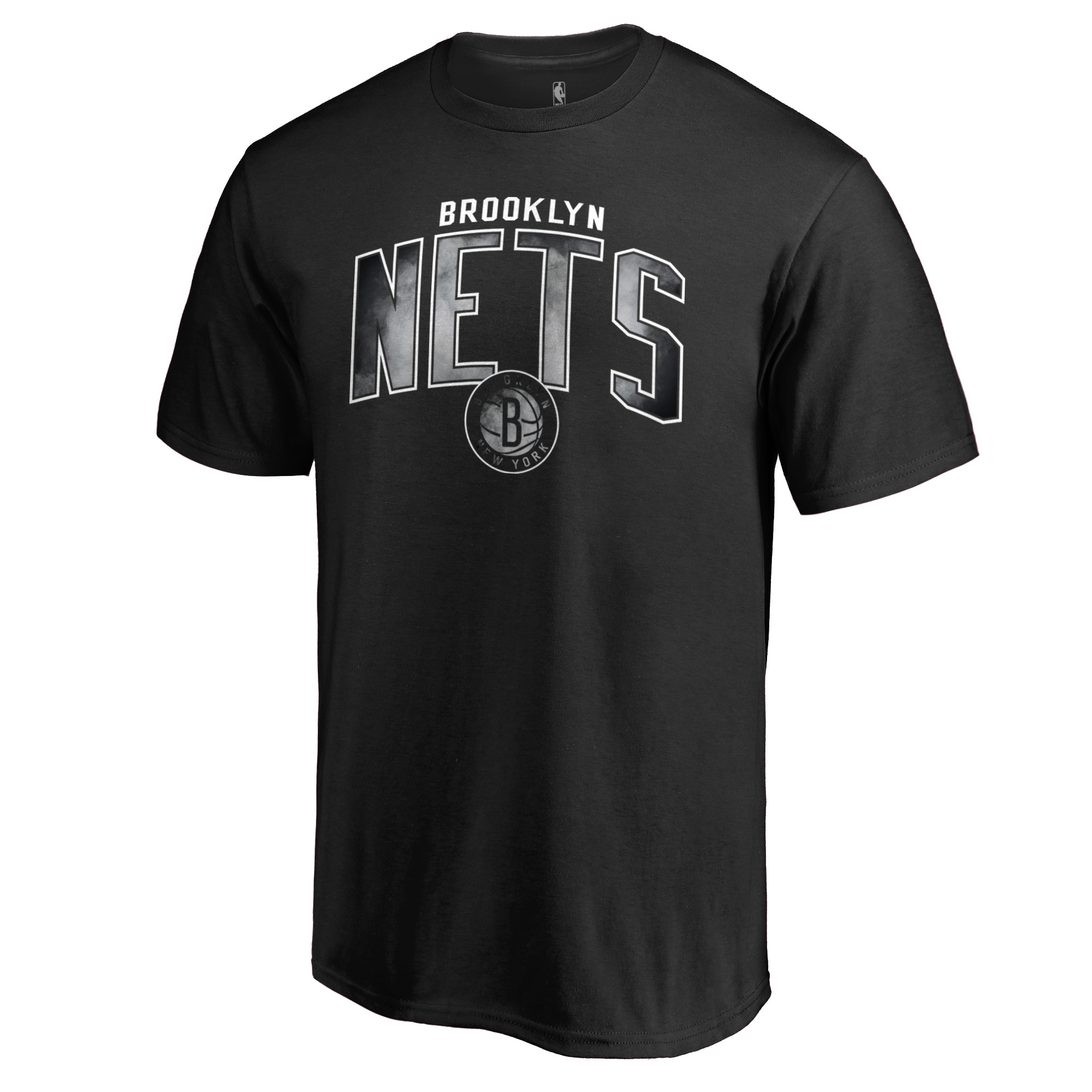Men's Black Brooklyn Nets Arch Smoke T-Shirt