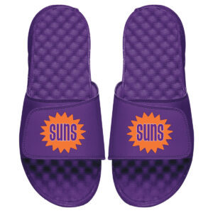 Men's ISlide Purple Phoenix Suns Hardwood Classic Logo Slide Sandals
