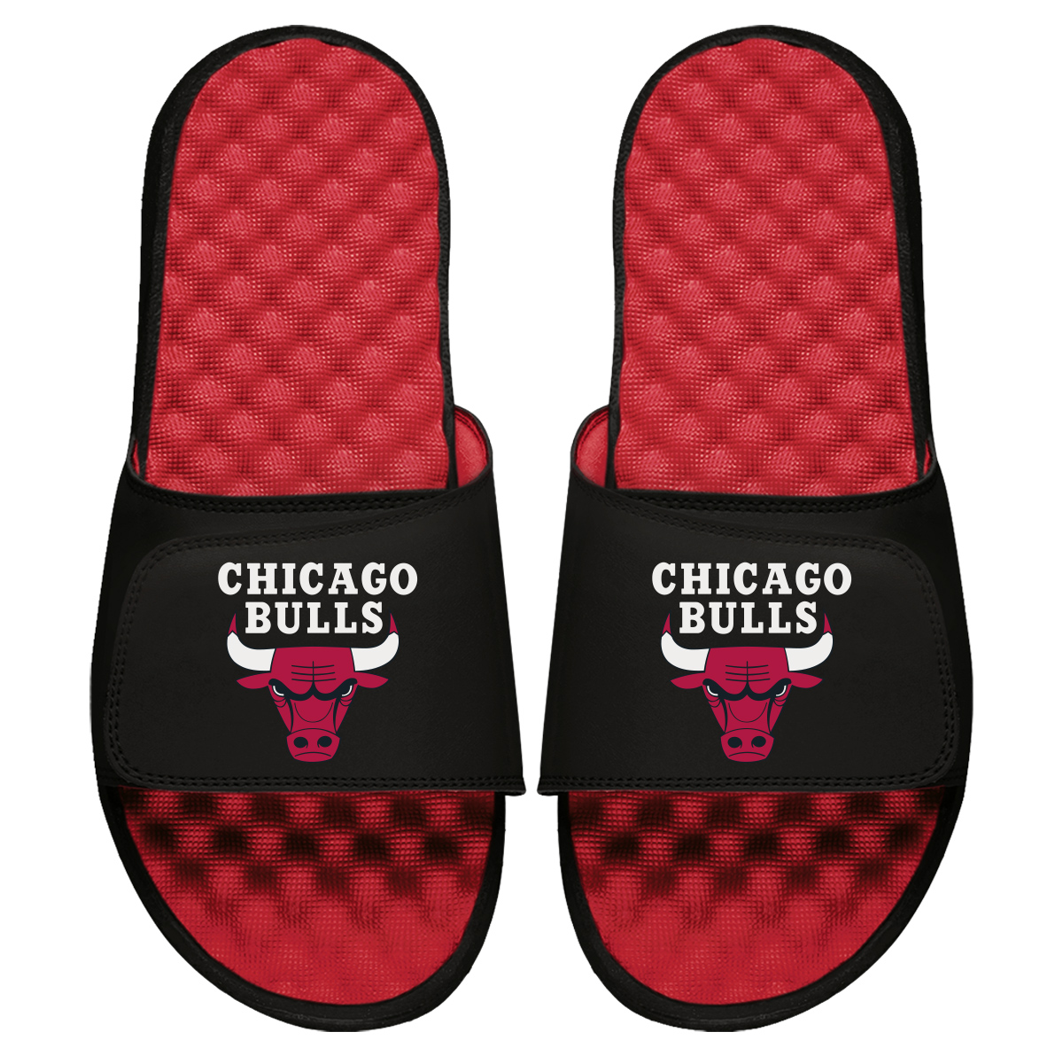 Youth ISlide Red Chicago Bulls Global Slide Sandals