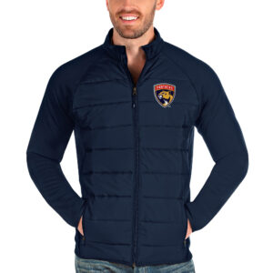 Men's Antigua Navy Florida Panthers Altitude Full-Zip Jacket