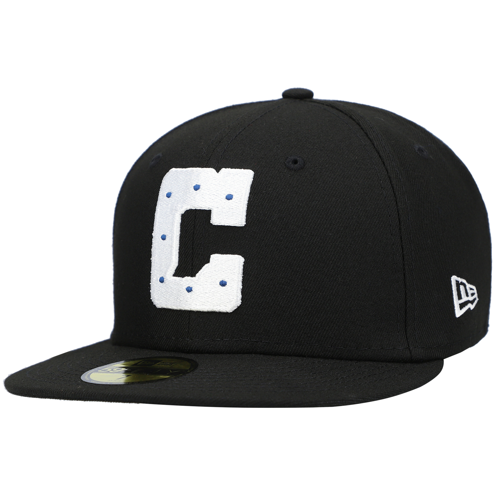 Men's New Era Black Indianapolis Colts Omaha 59FIFTY Fitted Hat - Image 7