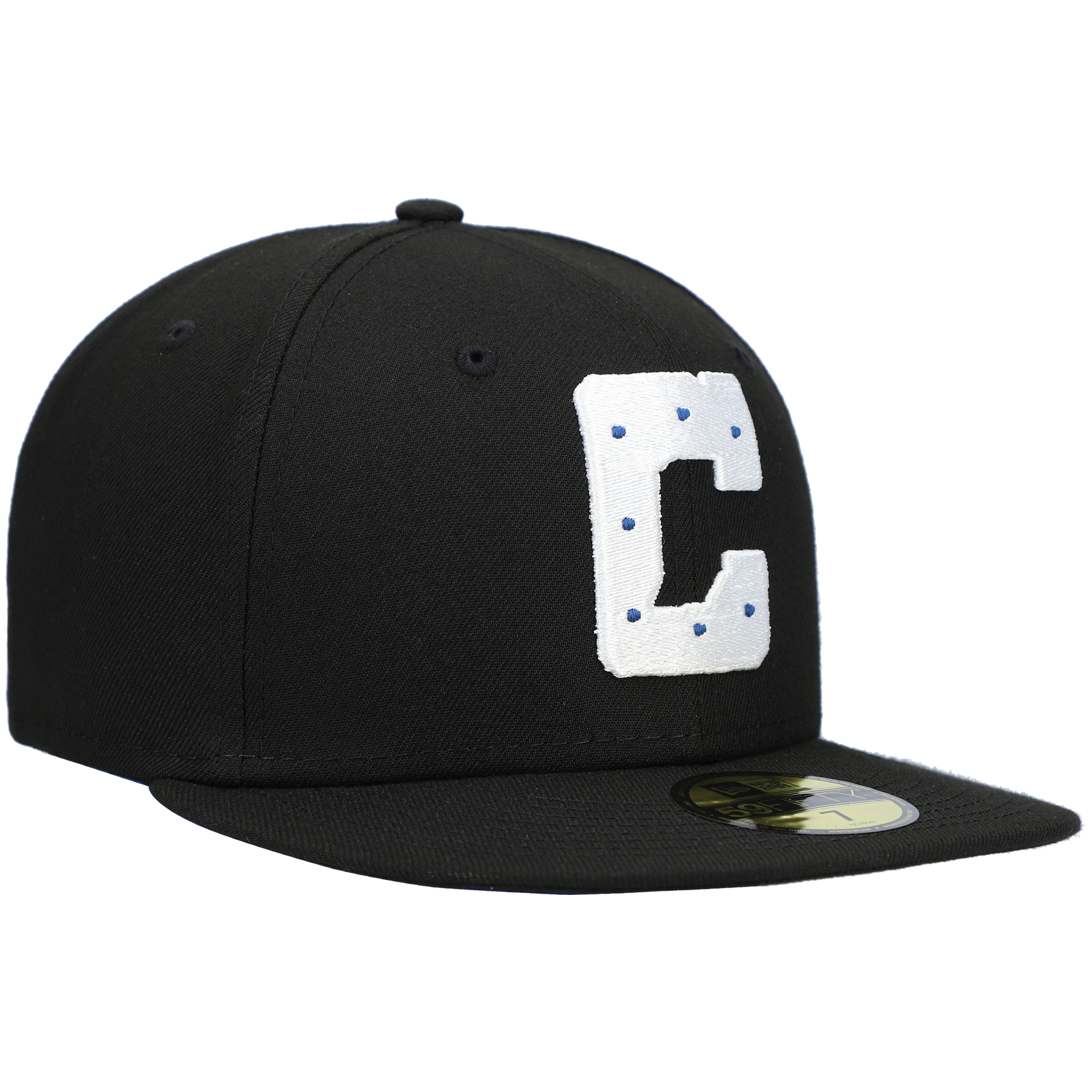 Men's New Era Black Indianapolis Colts Omaha 59FIFTY Fitted Hat - Image 11