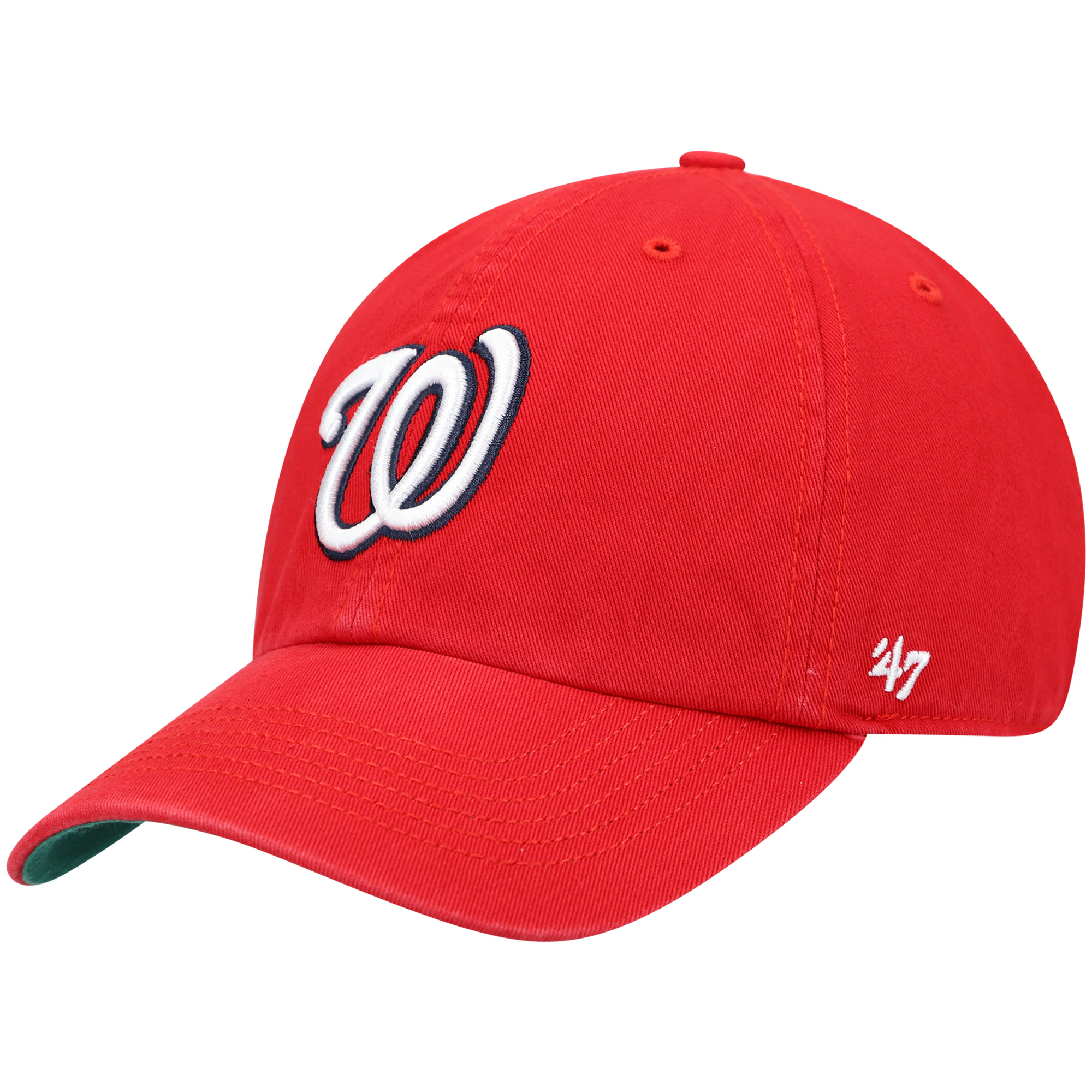 Men's '47 Red Washington Nationals Team Franchise Fitted Hat - Image 6