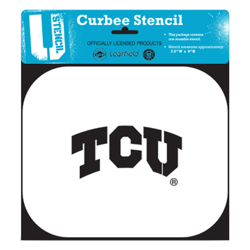 TCU Horned Frogs Curbee Stencil - Image 2