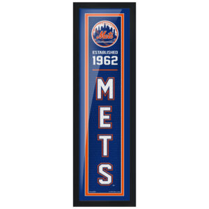 New York Mets 6'' x 22'' Established Framed Artwork