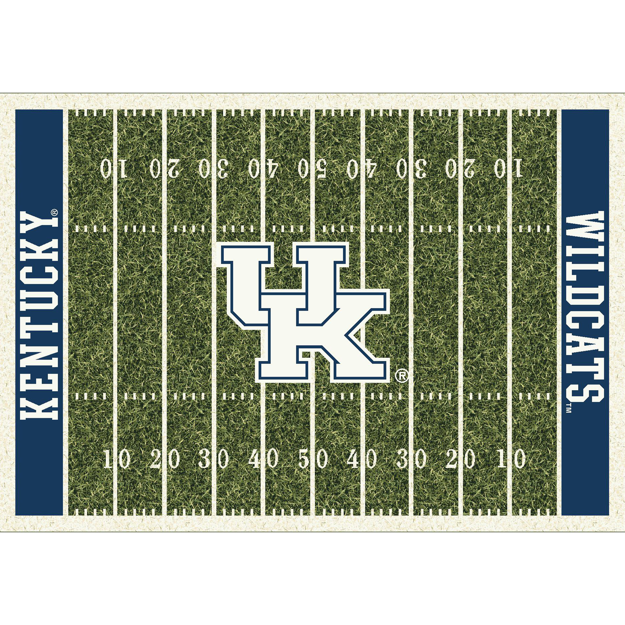 Imperial Kentucky Wildcats 5'4'' x 7'8'' Home Field Rug