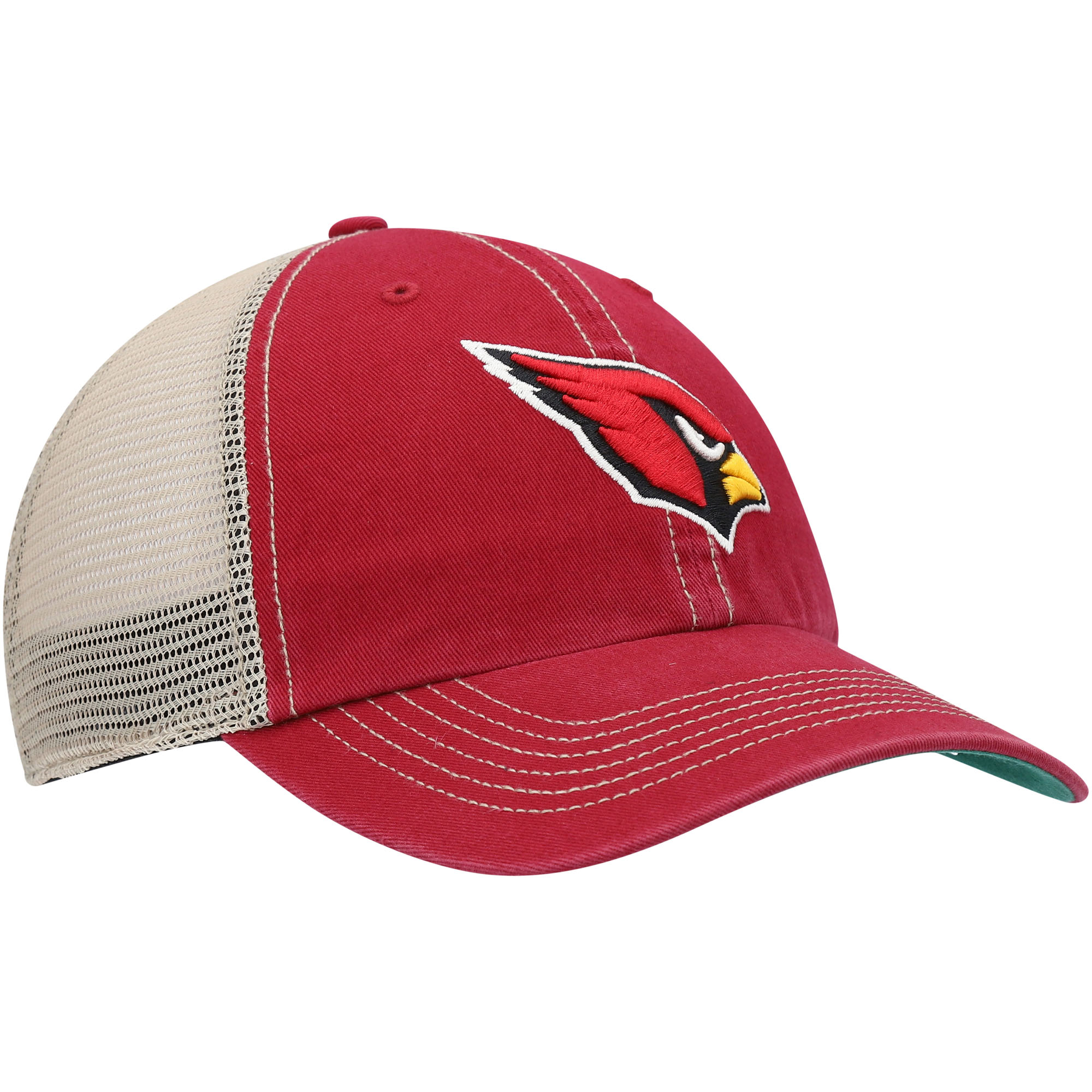 Men's '47 Cardinal/Natural Arizona Cardinals Trawler Trucker Clean Up Snapback Hat - Image 8