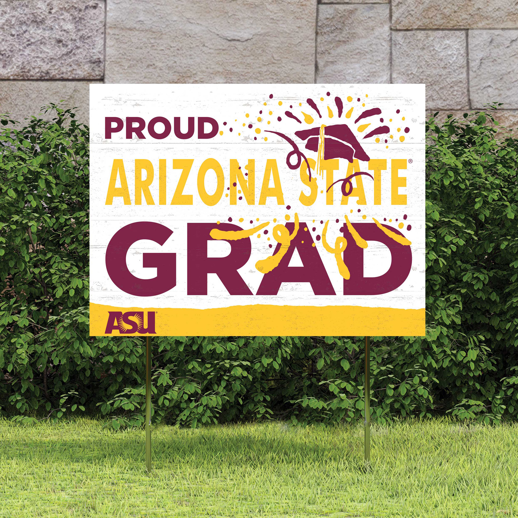 Arizona State Sun Devils 18'' x 24'' Proud Grad Yard Sign - Image 5