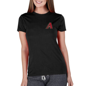Women's Concepts Sport Black Arizona Diamondbacks Marathon Knit T-Shirt