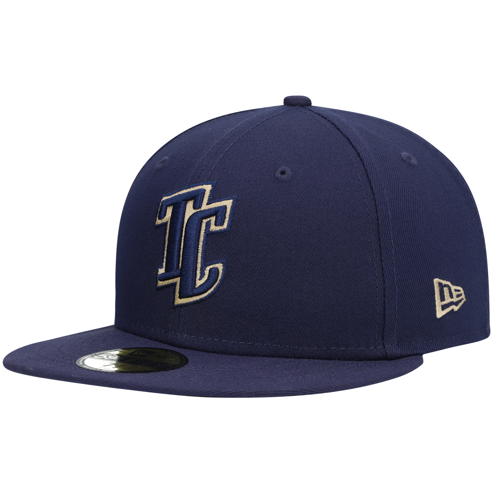 Men's New Era Navy Tri-City Dust Devils Authentic Collection Team Home 59FIFTY Fitted Hat - Image 2