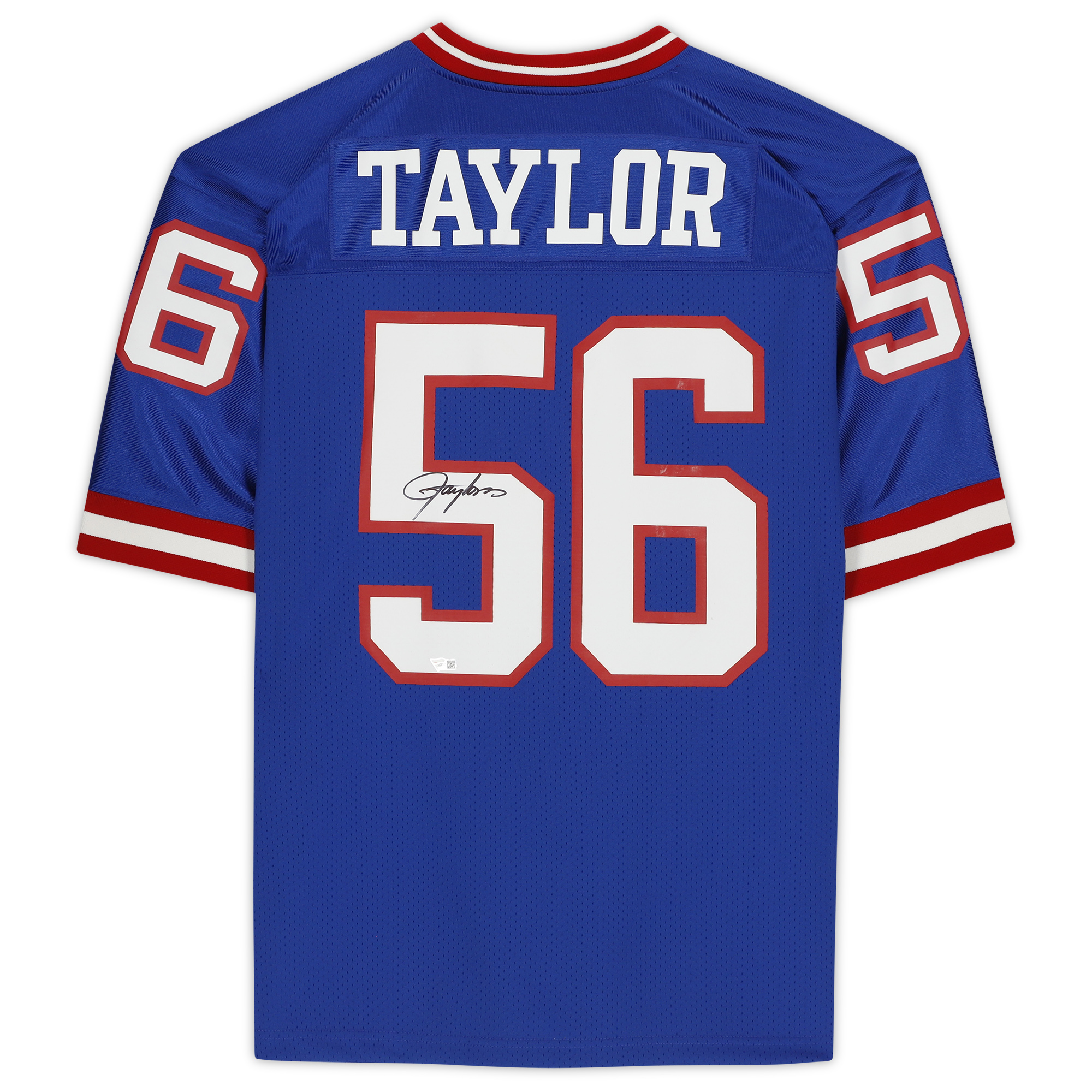 Lawrence Taylor New York Giants Autographed Mitchell & Ness Royal 1990 Authentic Jersey - Image 7