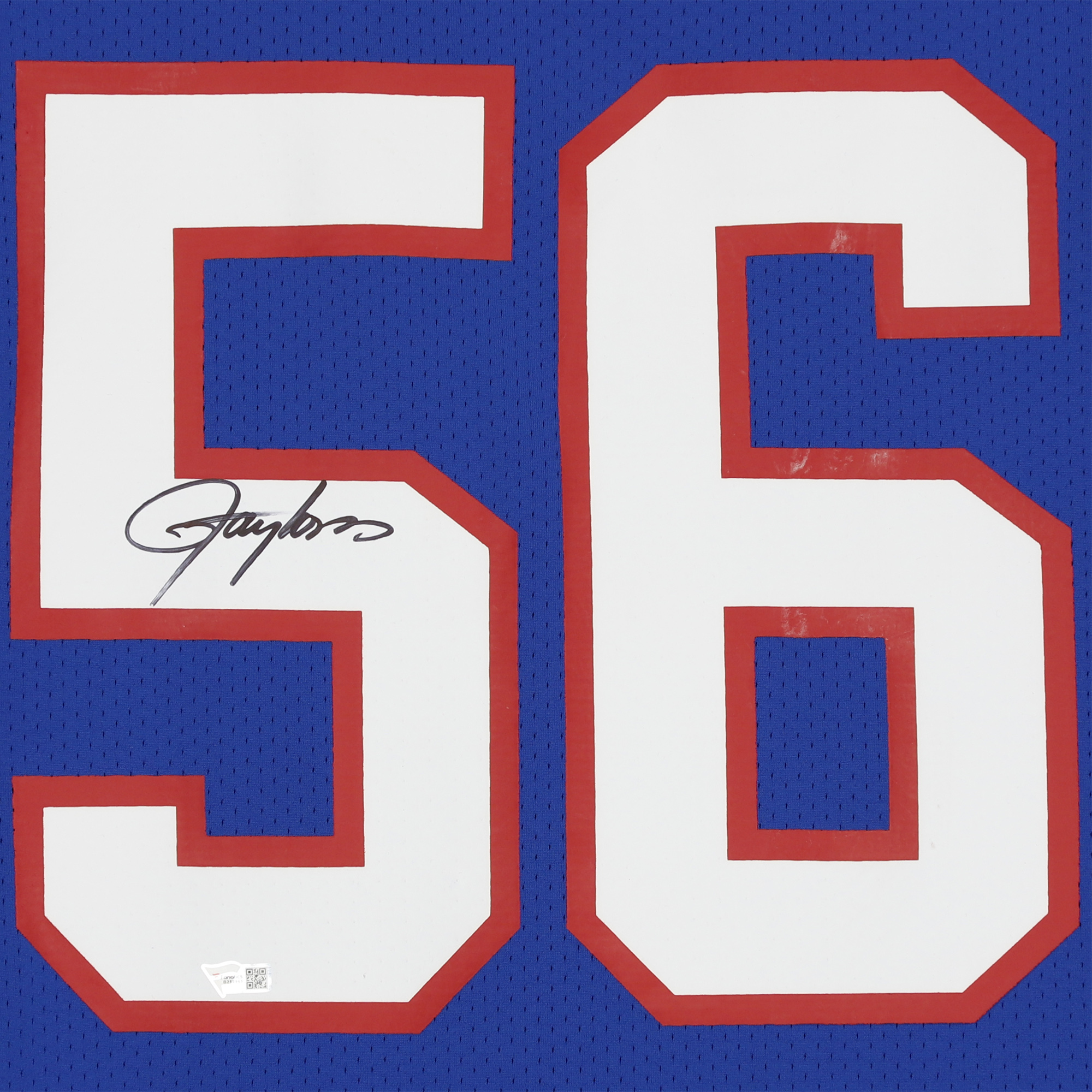 Lawrence Taylor New York Giants Autographed Mitchell & Ness Royal 1990 Authentic Jersey - Image 9